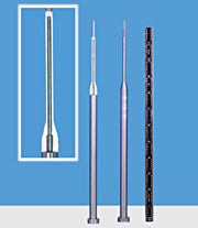 High tolerance core pins